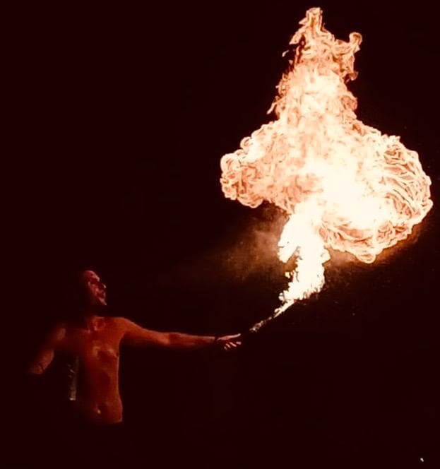 Spettacolo di fuoco in una precedente edizione